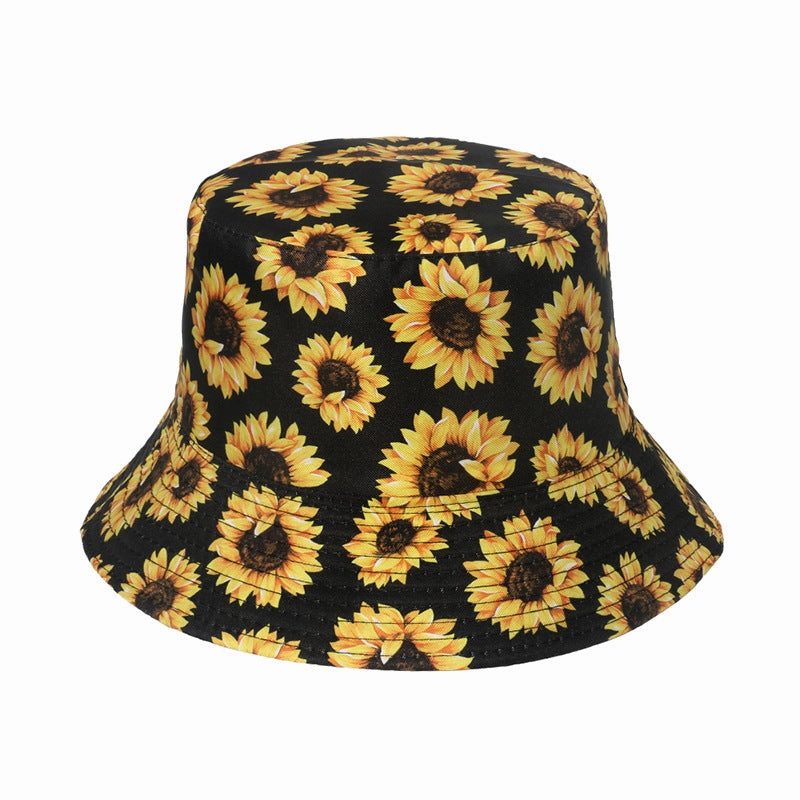 Wholesale Polyester Sunflower Bucket Hat