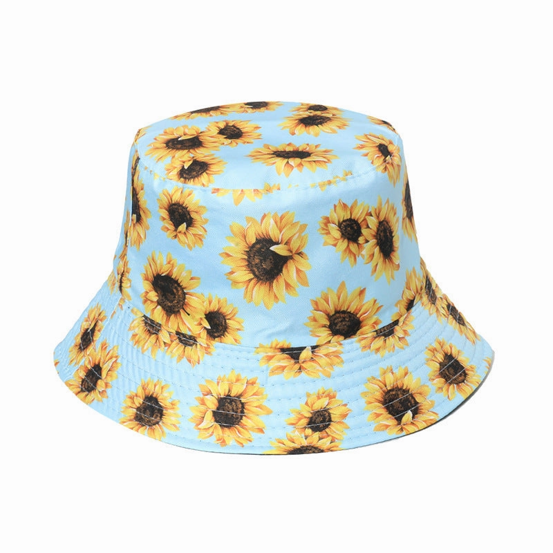 Wholesale Polyester Sunflower Bucket Hat