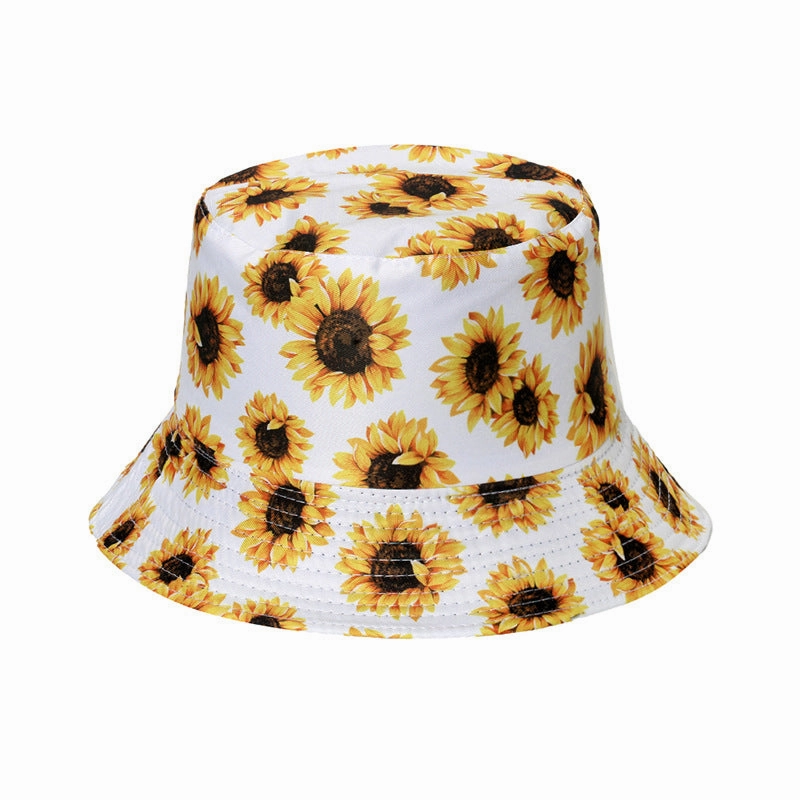 Wholesale Polyester Sunflower Bucket Hat