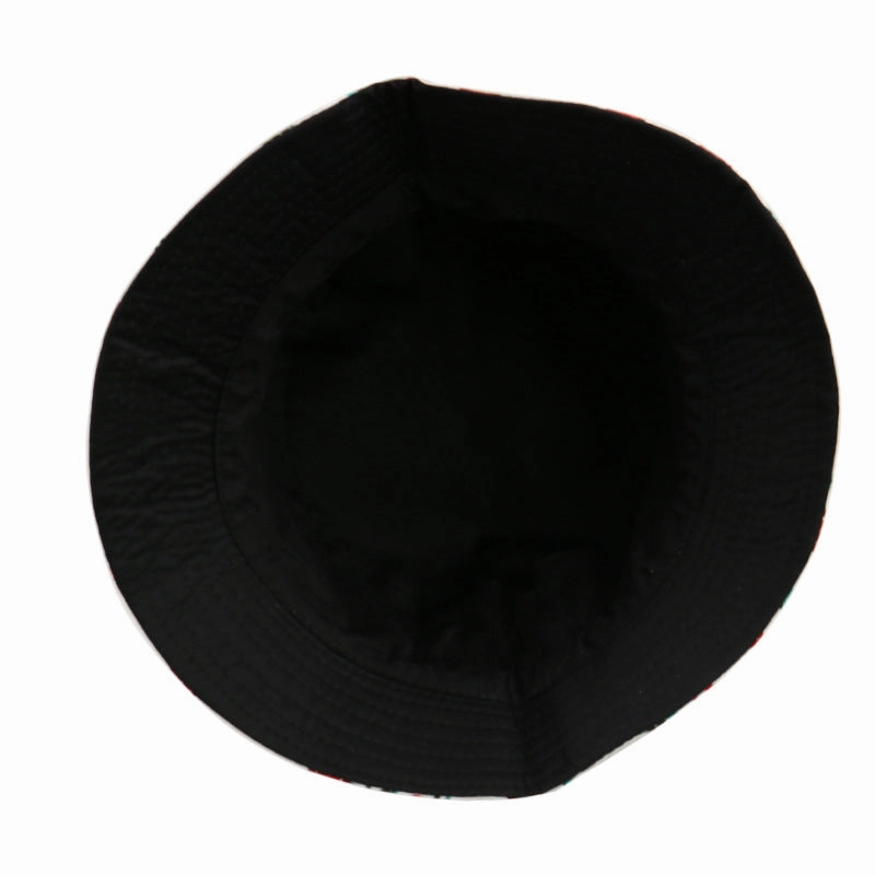Wholesale Polyester Sunflower Print Reversible Bucket Hat