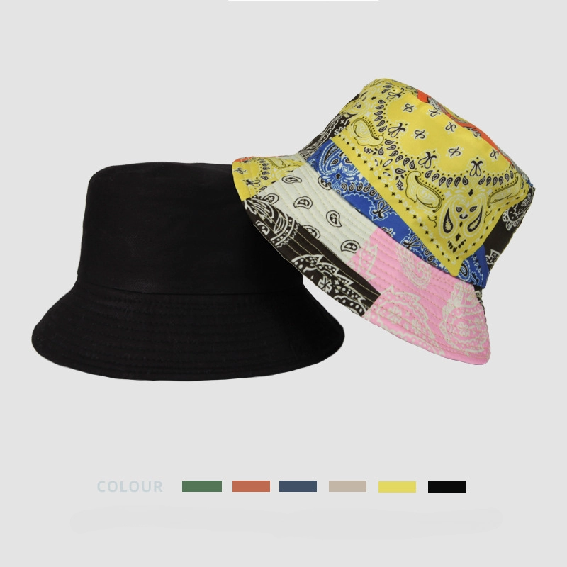 Wholesale Polyester Sunscreen Hat Sunshade Printed Bucket Hat