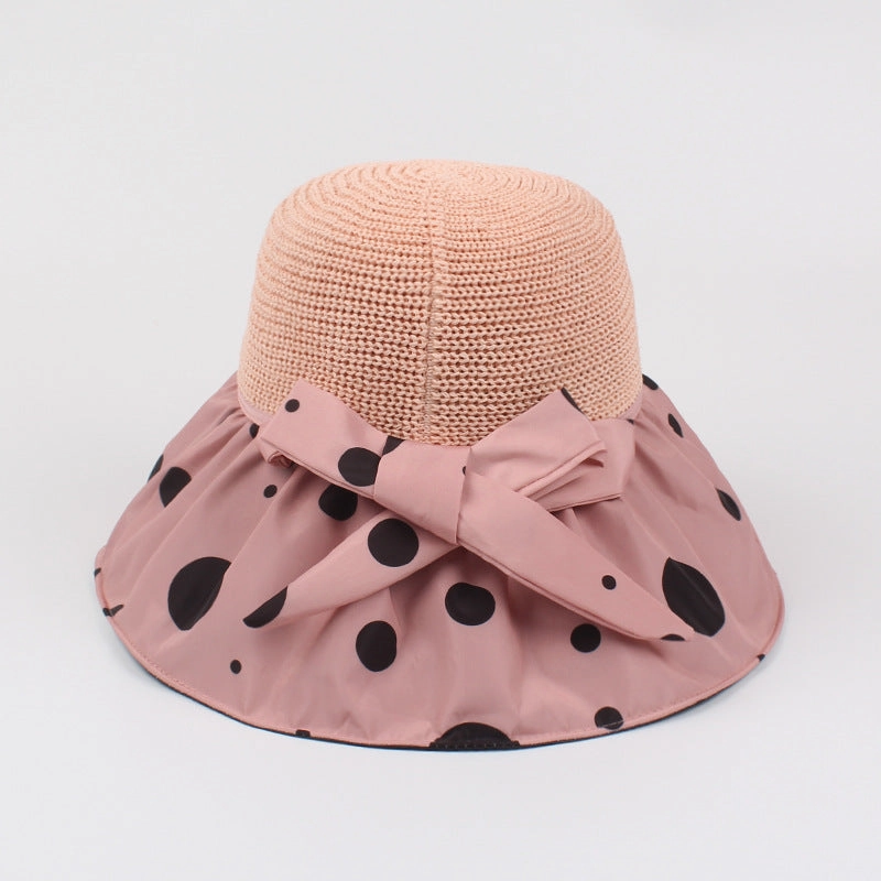 Wholesale Polyester UV Protection Bow Bucket Hat