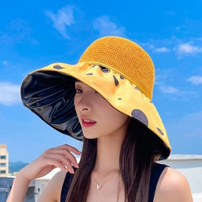 Wholesale Polyester UV Protection Bow Bucket Hat