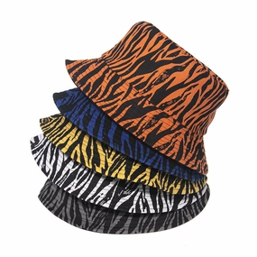 Wholesale Polyester Zebra Stripe Bucket Hat