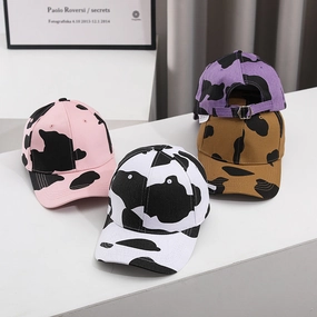 Wholesale Popular Cow Pattern Baseball Cap