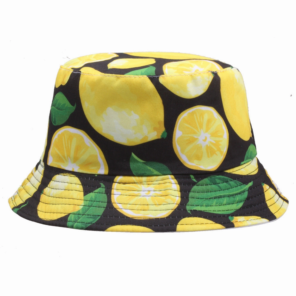 Wholesale Printed Fruit Pattern Bucket Hat
