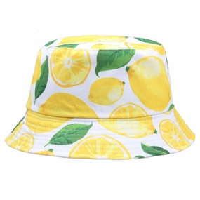 Wholesale Printed Fruit Pattern Bucket Hat