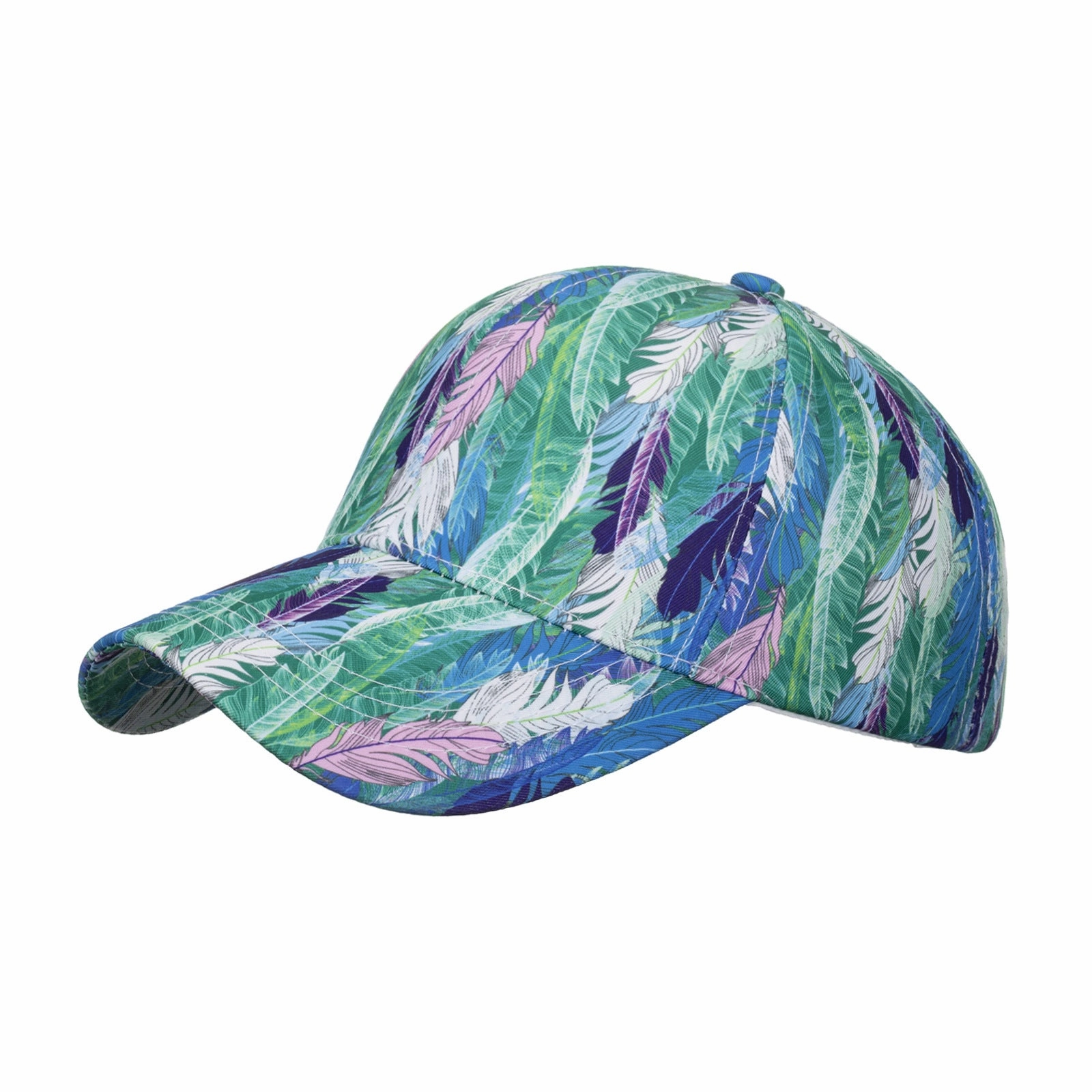 Wholesale Printed tie-dye baseball graffiti cap gradient color sun hat