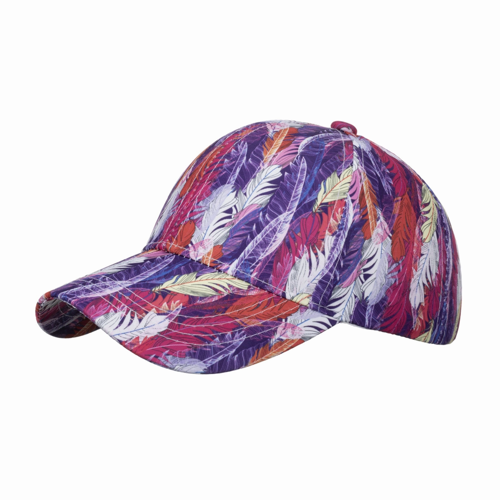 Wholesale Printed tie-dye baseball graffiti cap gradient color sun hat
