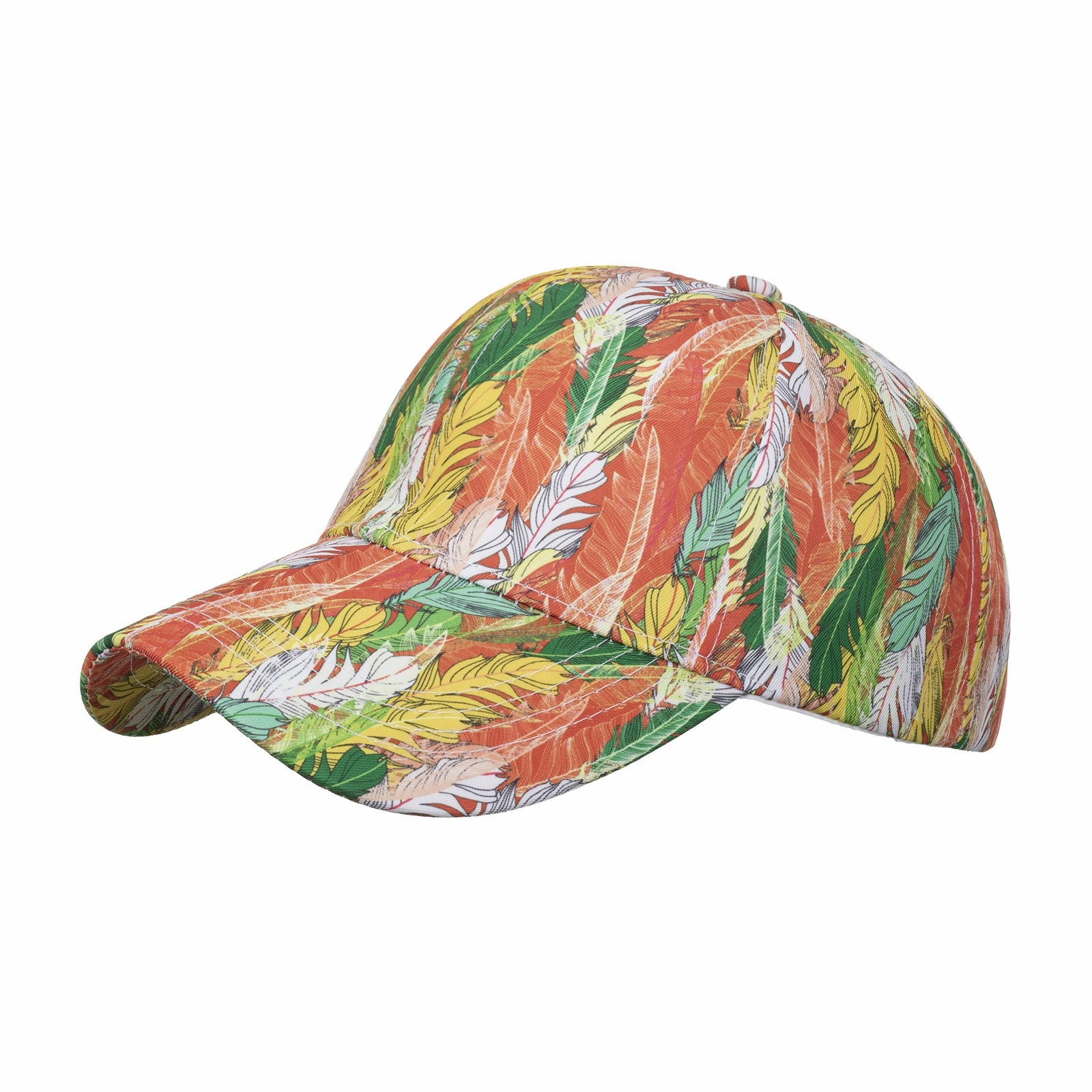 Wholesale Printed tie-dye baseball graffiti cap gradient color sun hat