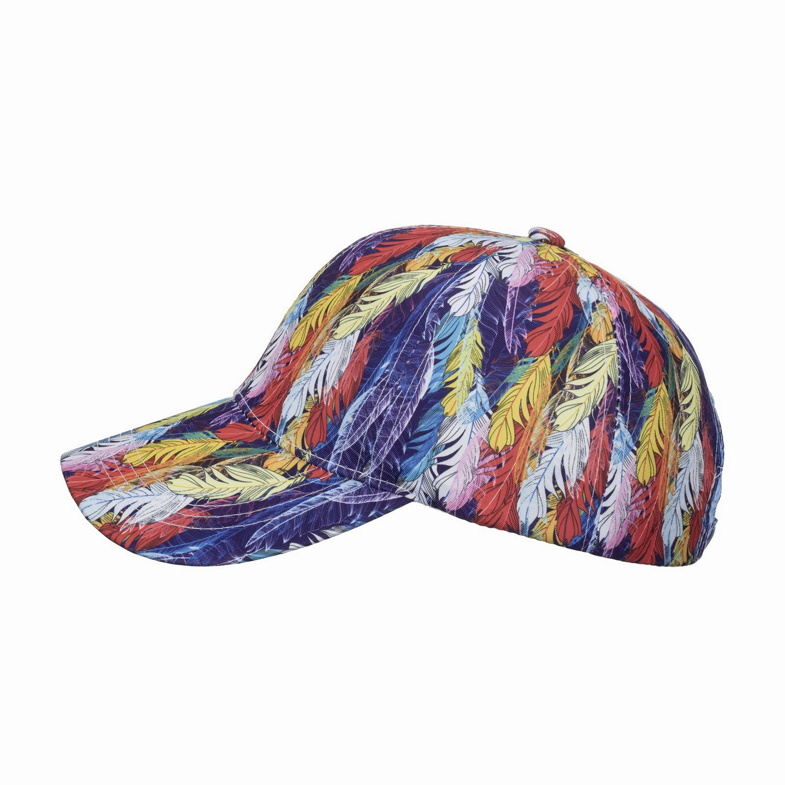 Wholesale Printed tie-dye baseball graffiti cap gradient color sun hat