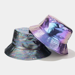 Wholesale PU Leather Bucket Hat
