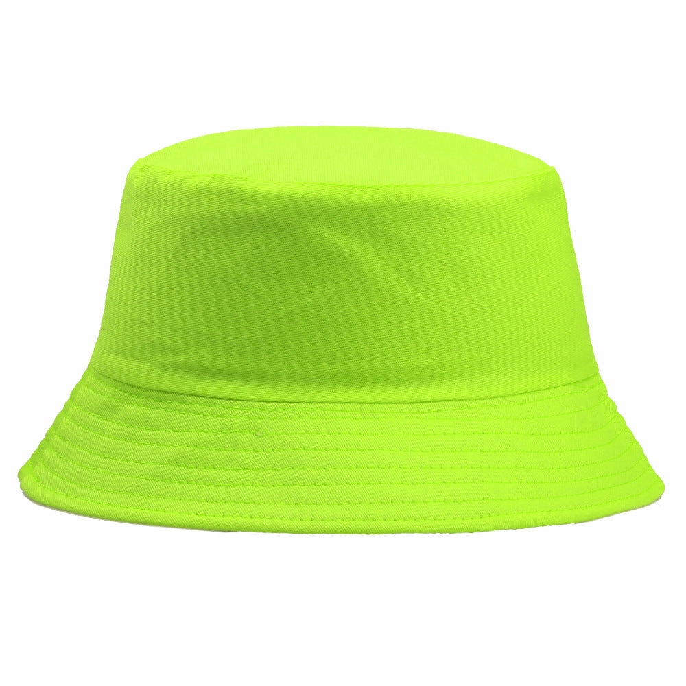 Wholesale Pure Cotton Solid Color Embroidered Logo Bucket Hat