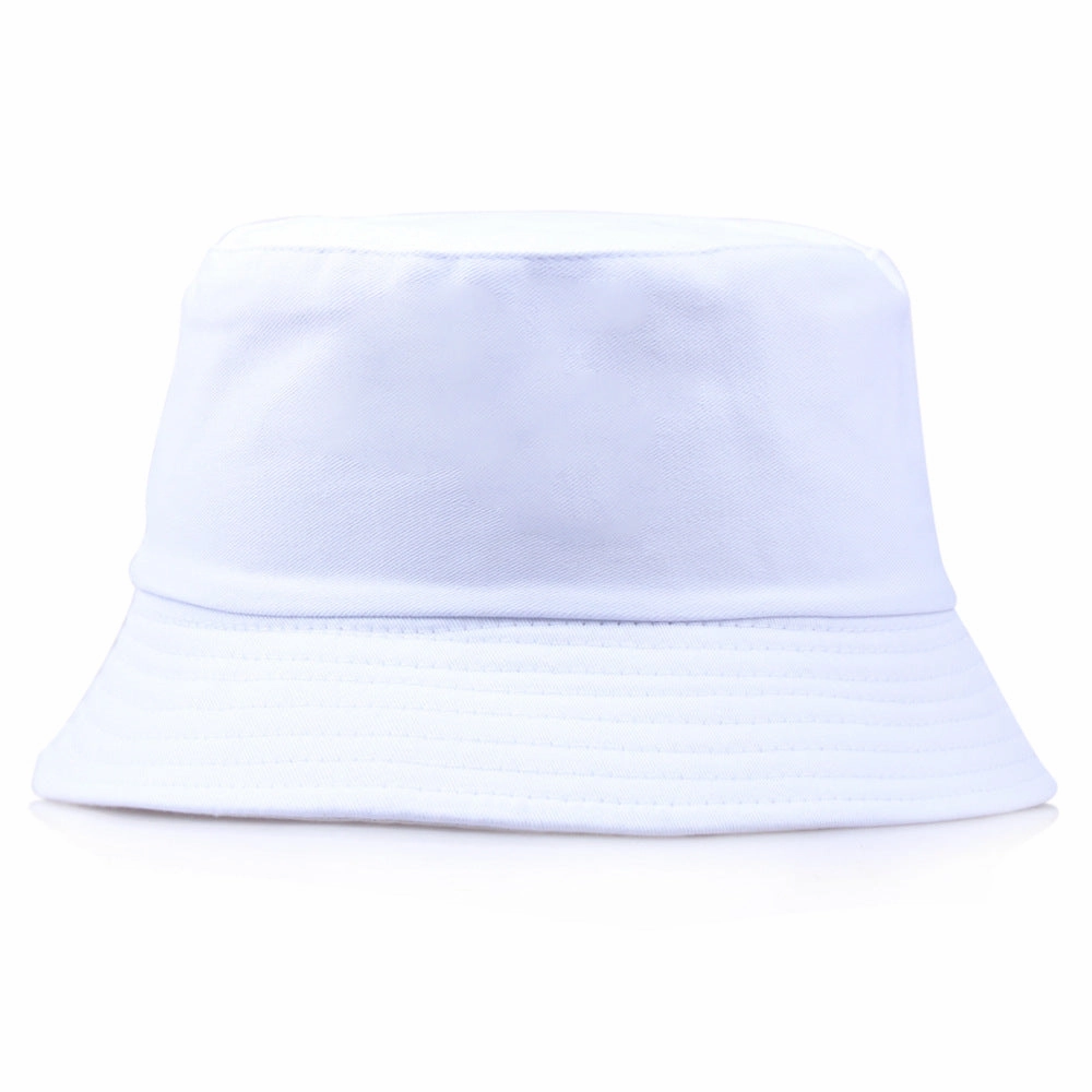 Wholesale Pure Cotton Solid Color Embroidered Logo Bucket Hat