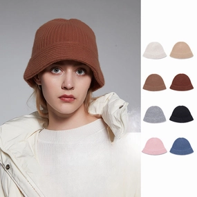 Wholesale Pure Wool Face-revealing Small Fisherman Hat Bucket Hat