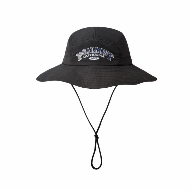 Wholesale Quick Dry Sunscreen Lettering Polyester Bucket Hat