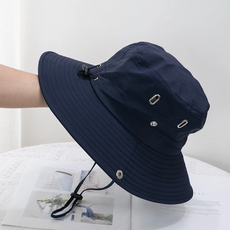 Wholesale Quick-drying Drawstring Western Cowboy Bucket Hat