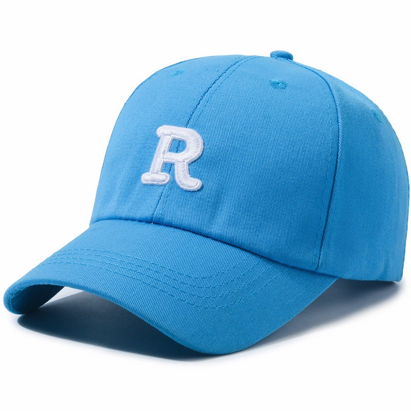 Wholesale R Standard Sun Hat Hard Top Short Brim Baseball Cap