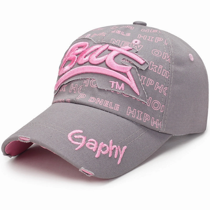 Wholesale Ripped 3D Embroidered BAT Patch Baseball Cap