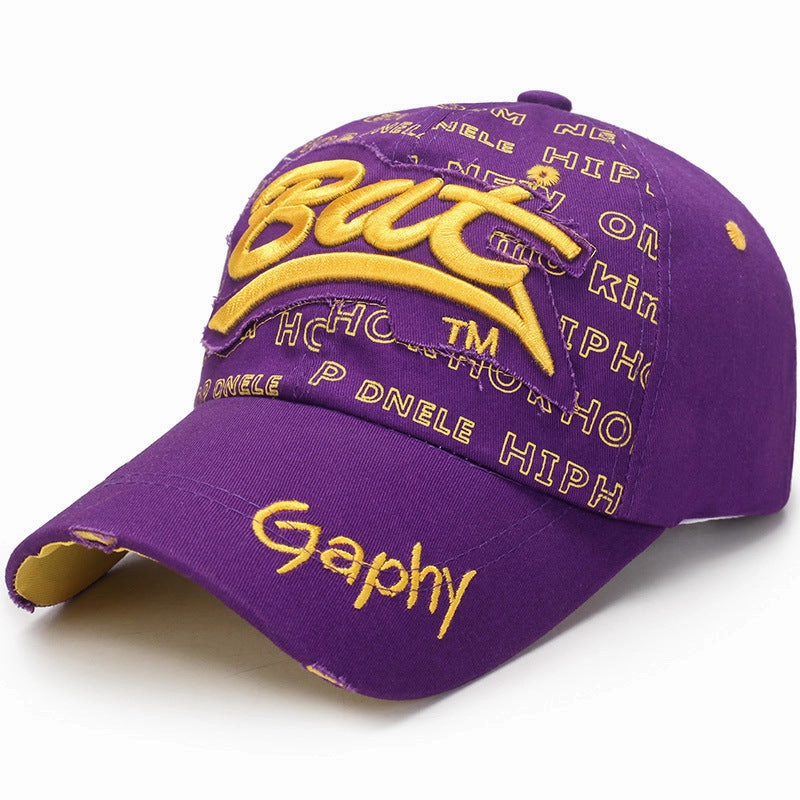 Wholesale Ripped 3D Embroidered BAT Patch Baseball Cap