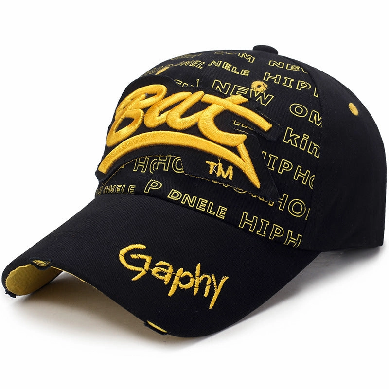 Wholesale Ripped 3D Embroidered BAT Patch Baseball Cap
