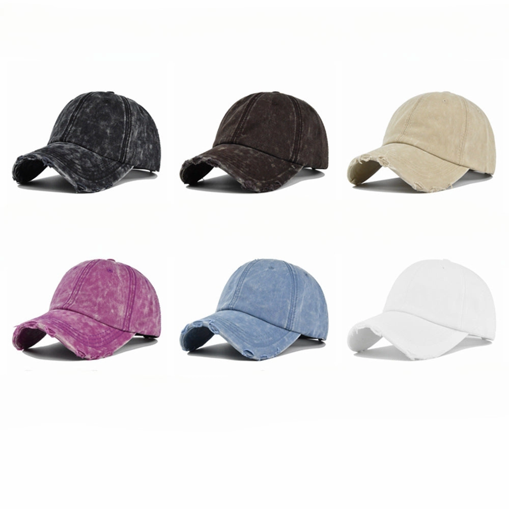 Wholesale Ripped Washed Distressed Vintage Baseball Cap
