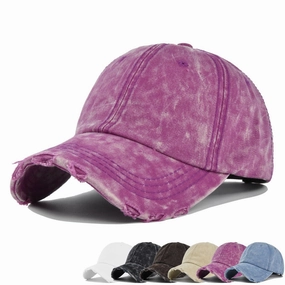 Wholesale Ripped Washed Distressed Vintage Baseball Cap