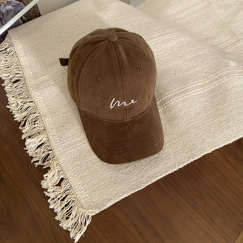 Wholesale Sanding Big Head Simple Fashion Cap Men's Large and Deepened Face Small Casual All-match Baseball Cap Women