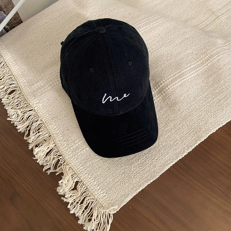 Wholesale Sanding Big Head Simple Fashion Cap Men's Large and Deepened Face Small Casual All-match Baseball Cap Women