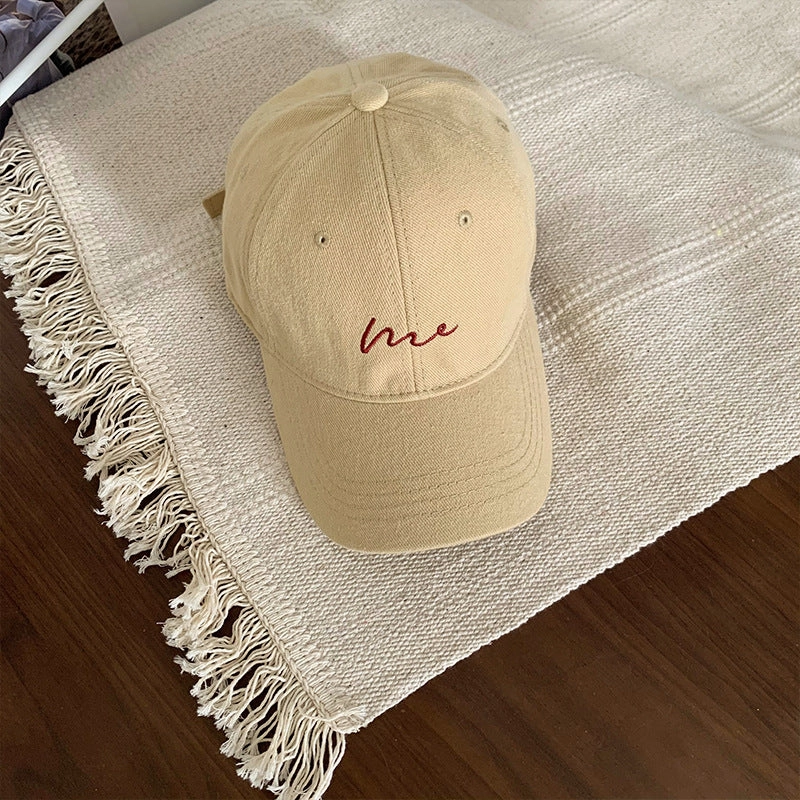 Wholesale Sanding Big Head Simple Fashion Cap Men's Large and Deepened Face Small Casual All-match Baseball Cap Women