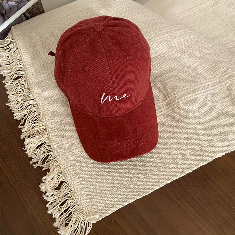 Wholesale Sanding Big Head Simple Fashion Cap Men's Large and Deepened Face Small Casual All-match Baseball Cap Women