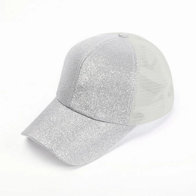 Wholesale Sequined hollow breathable cap