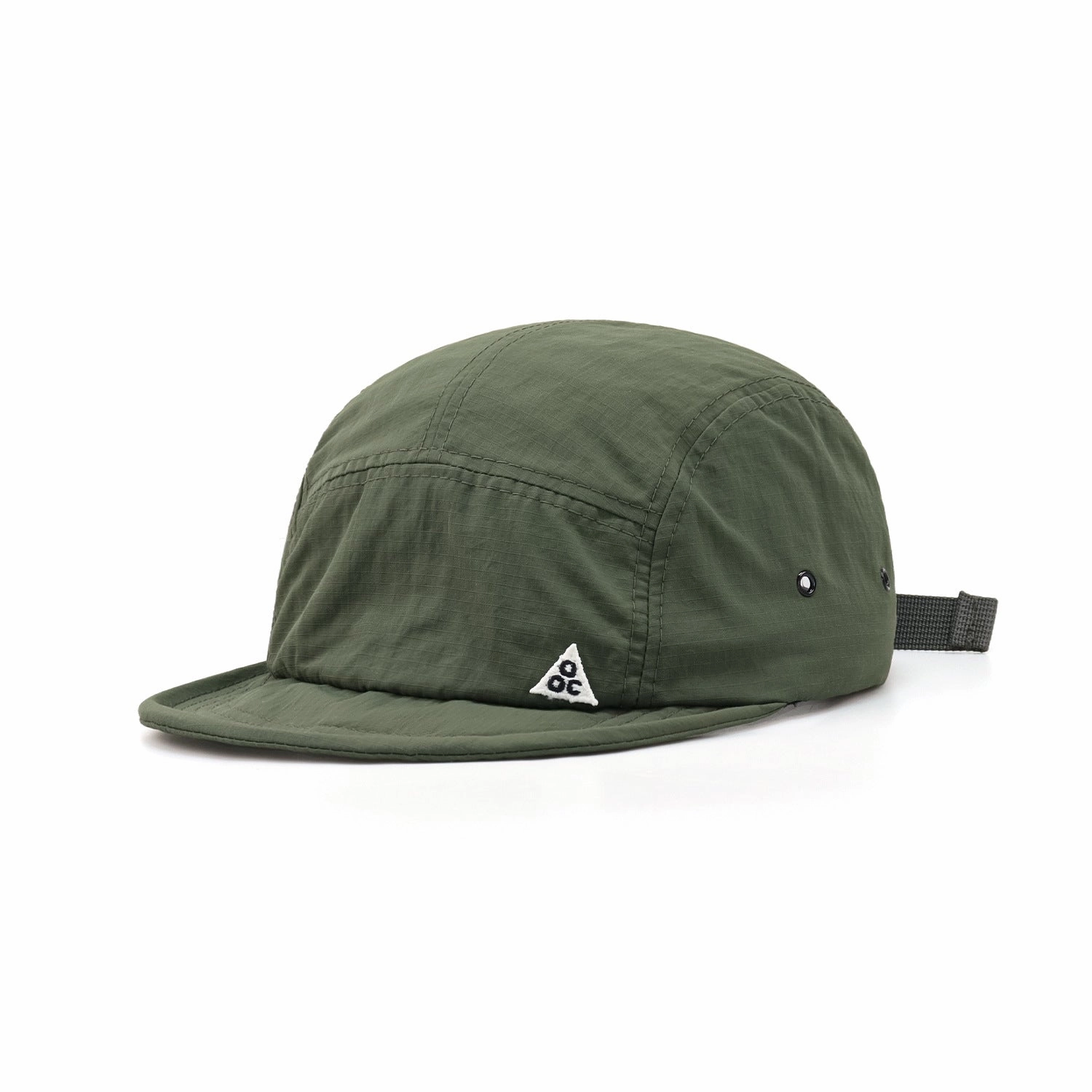 Wholesale short brim embroidered peaked cap soft brim five-piece hat