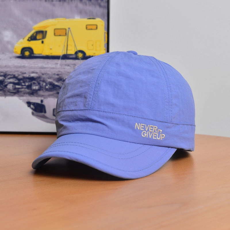 Wholesale Side letter embroidery quick-drying short-brimmed baseball hat
