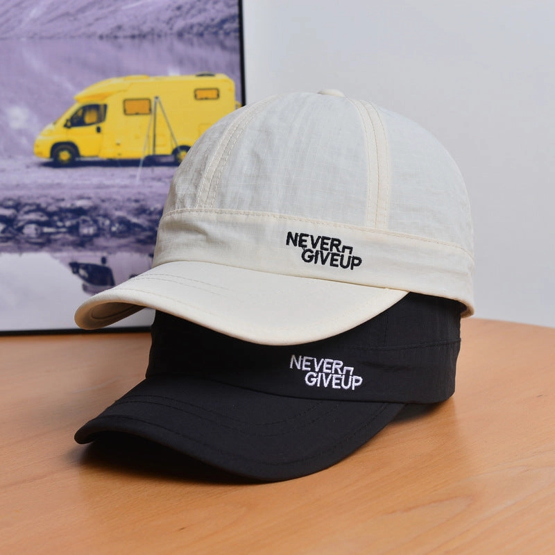 Wholesale Side letter embroidery quick-drying short-brimmed baseball hat