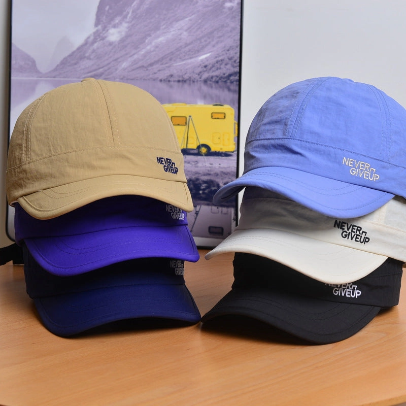 Wholesale Side letter embroidery quick-drying short-brimmed baseball hat