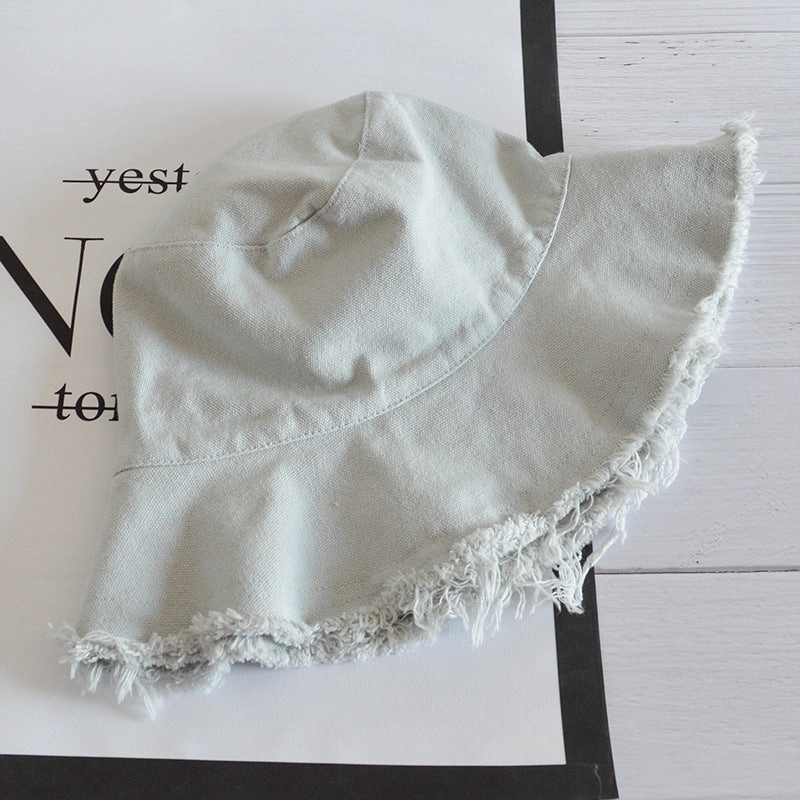 Wholesale Simple Casual Edged Basin Foldable Washable Cloth Hat