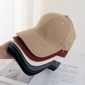 Wholesale  Simple Solid Color Baseball Cap Shown Face Small Cap Outdoor