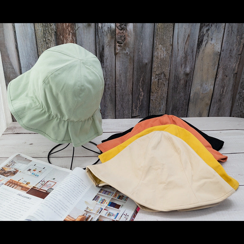 Wholesale Small Cloth Label Fisherman Double-sided Sun Hat