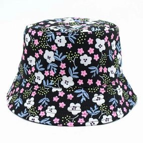 Wholesale Small Floral Pattern Printed Cotton Fisherman Hats