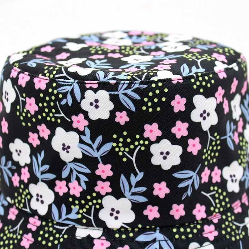 Wholesale Small Floral Pattern Printed Cotton Fisherman Hats