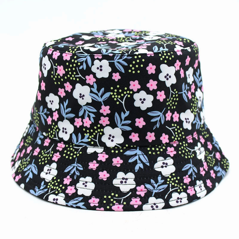 Wholesale Small Floral Pattern Printed Cotton Fisherman Hats
