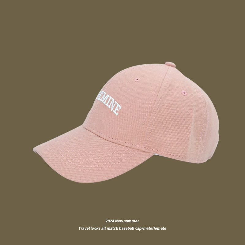 Wholesale Small hat for men and women with embroidered letters, baseball cap, casual sports, duck tongue sun hat