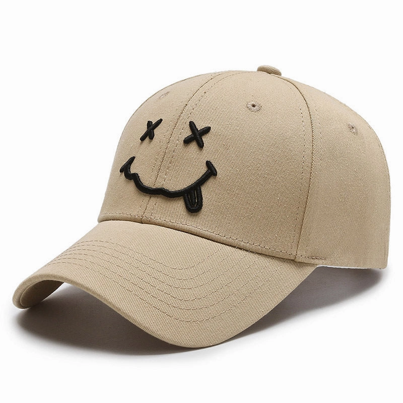 Wholesale Smiley Face Black Sun Visor All-match Baseball Cap