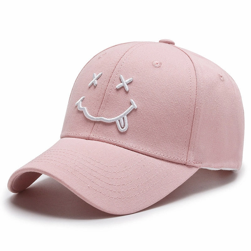 Wholesale Smiley Face Black Sun Visor All-match Baseball Cap