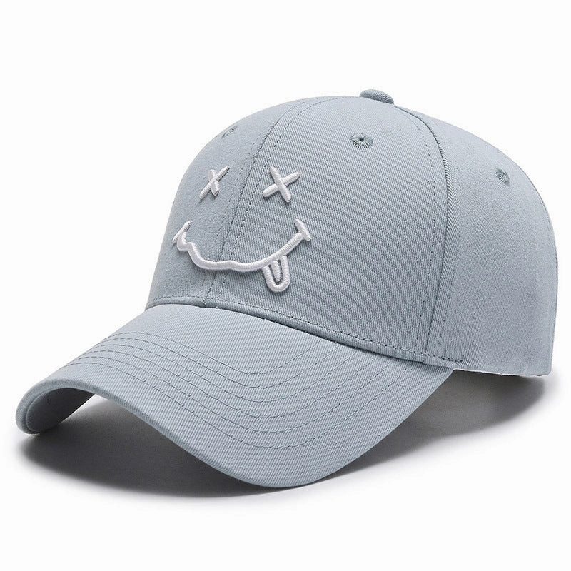 Wholesale Smiley Face Black Sun Visor All-match Baseball Cap