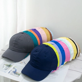 Wholesale Soft top washed quick-drying cloth face-revealing small sun visor baseball cap