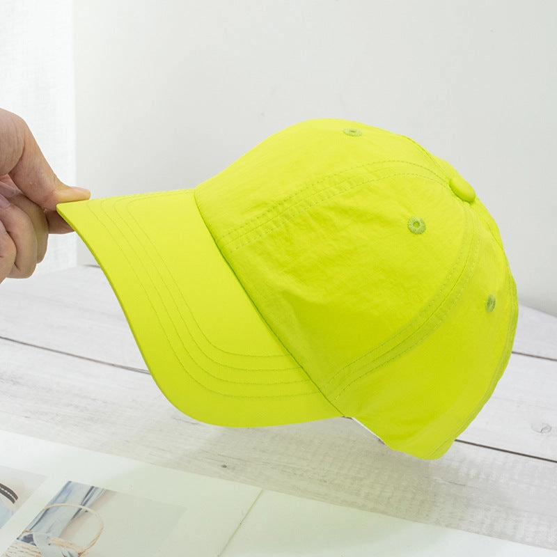 Wholesale Soft top washed quick-drying cloth face-revealing small sun visor baseball cap
