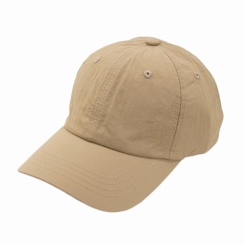 Wholesale Soft top washed quick-drying cloth face-revealing small sun visor baseball cap