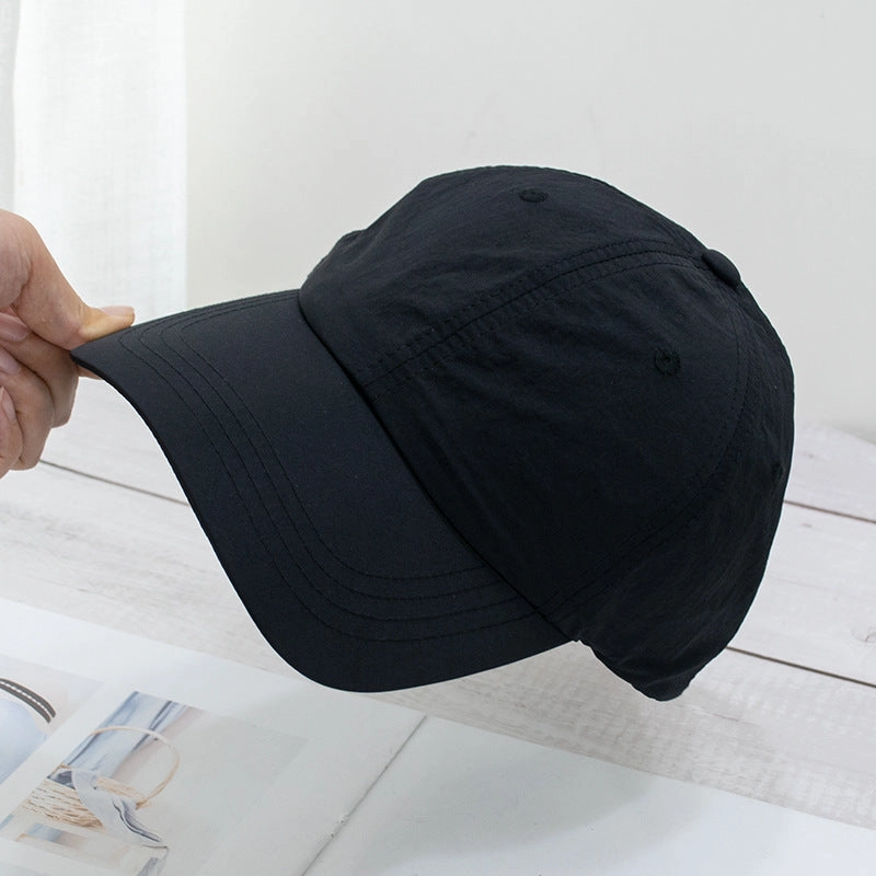 Wholesale Soft top washed quick-drying cloth face-revealing small sun visor baseball cap